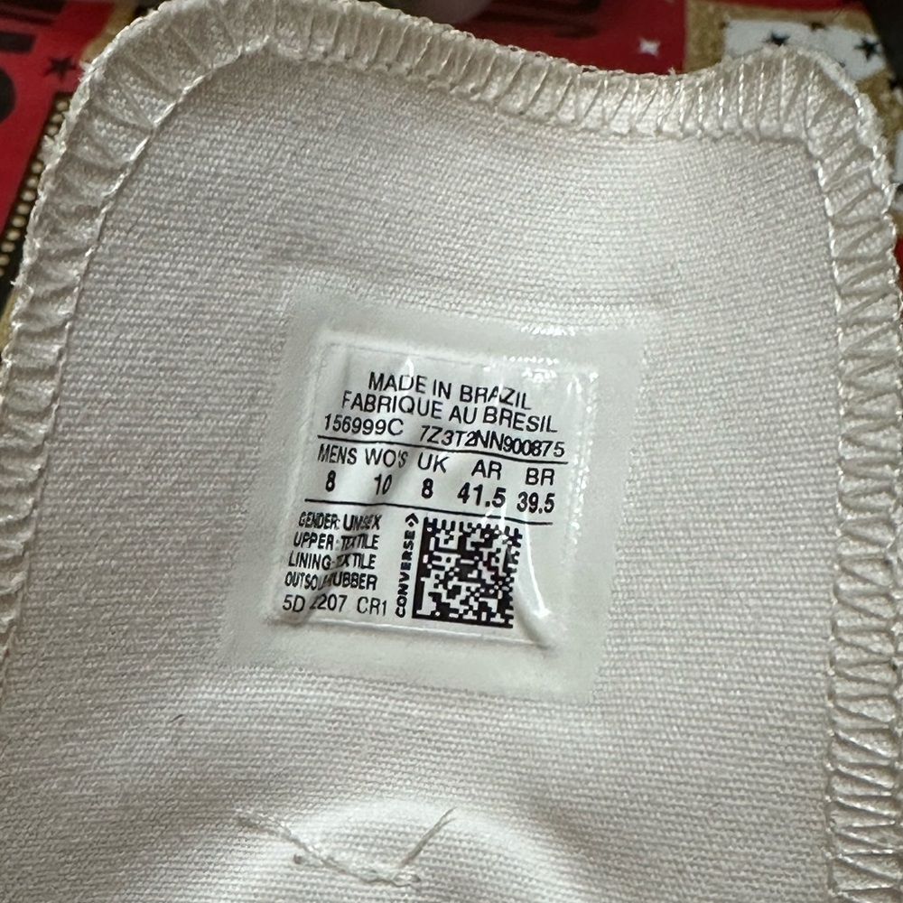 Converse White Canvas High-Tops - Picture 6 of 16